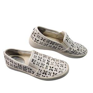 Michael Kors White Casual Slip-On Sneakers